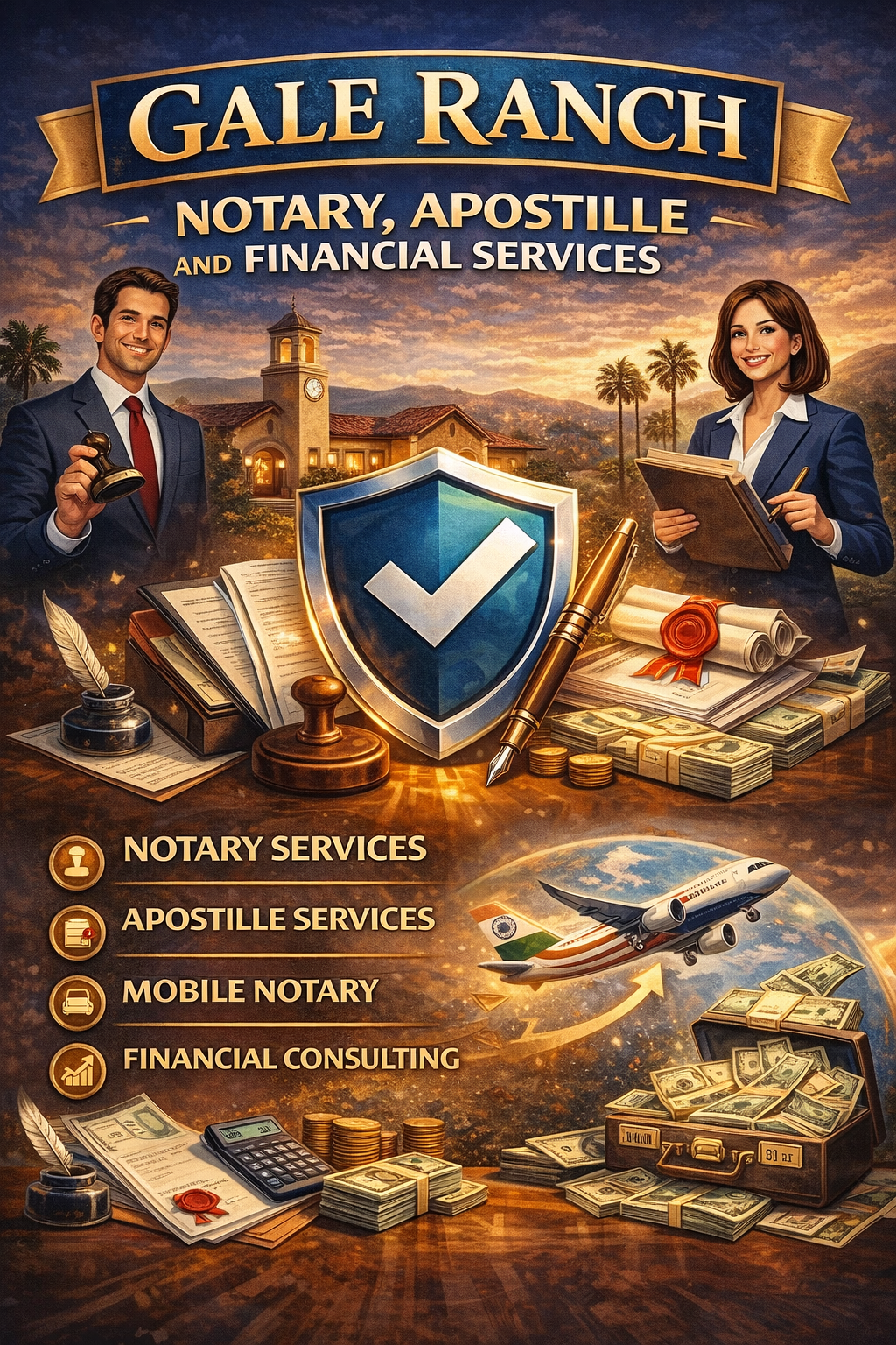   Gale Ranch Notary, Apostille and Financial Services